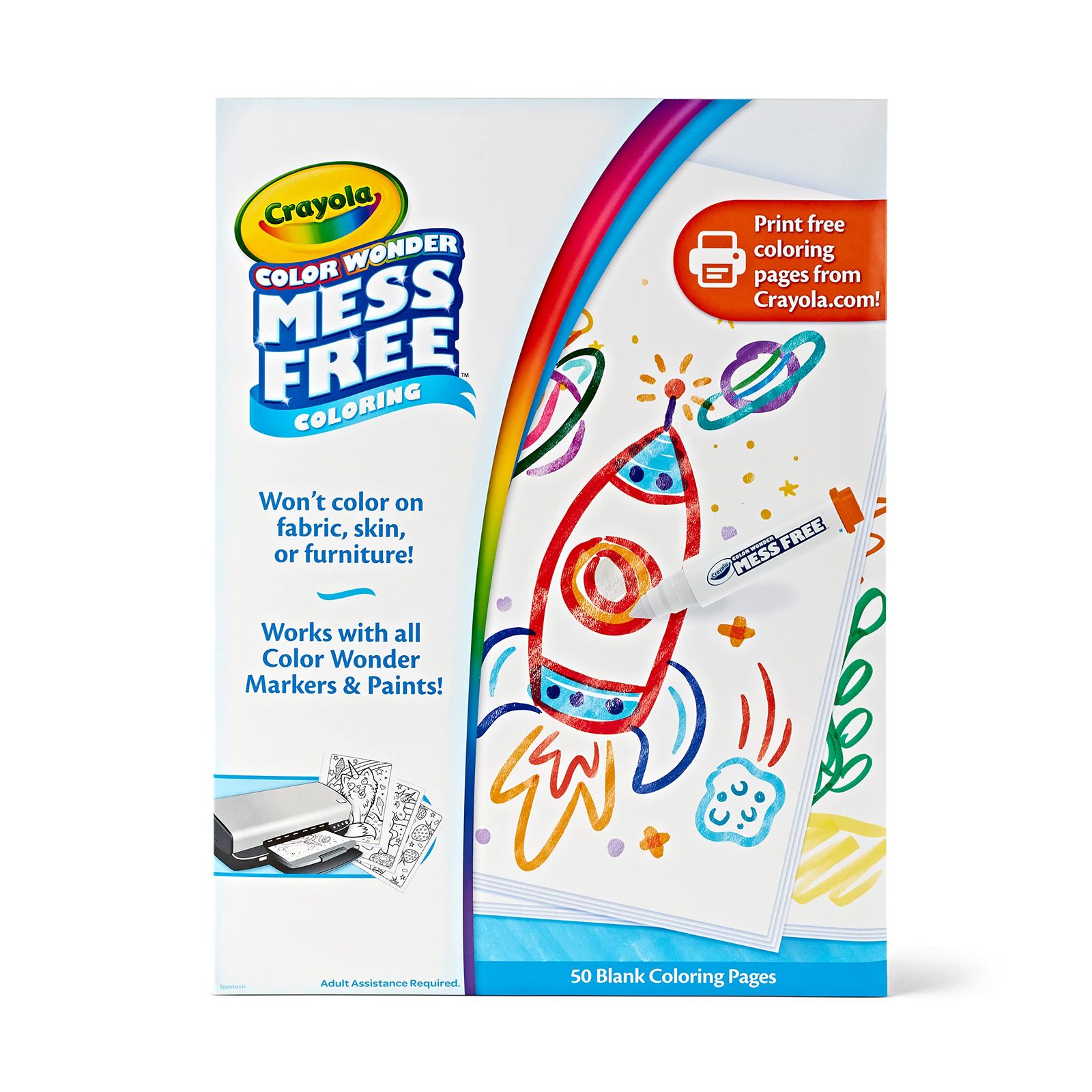 Crayola(クレヨラ) Color Wonder Mess Free Color(クレヨラ) Color Wonder Mess Free Color(クレヨラ) 空白のぬりえページ [Foldalopeの空白ページ。]