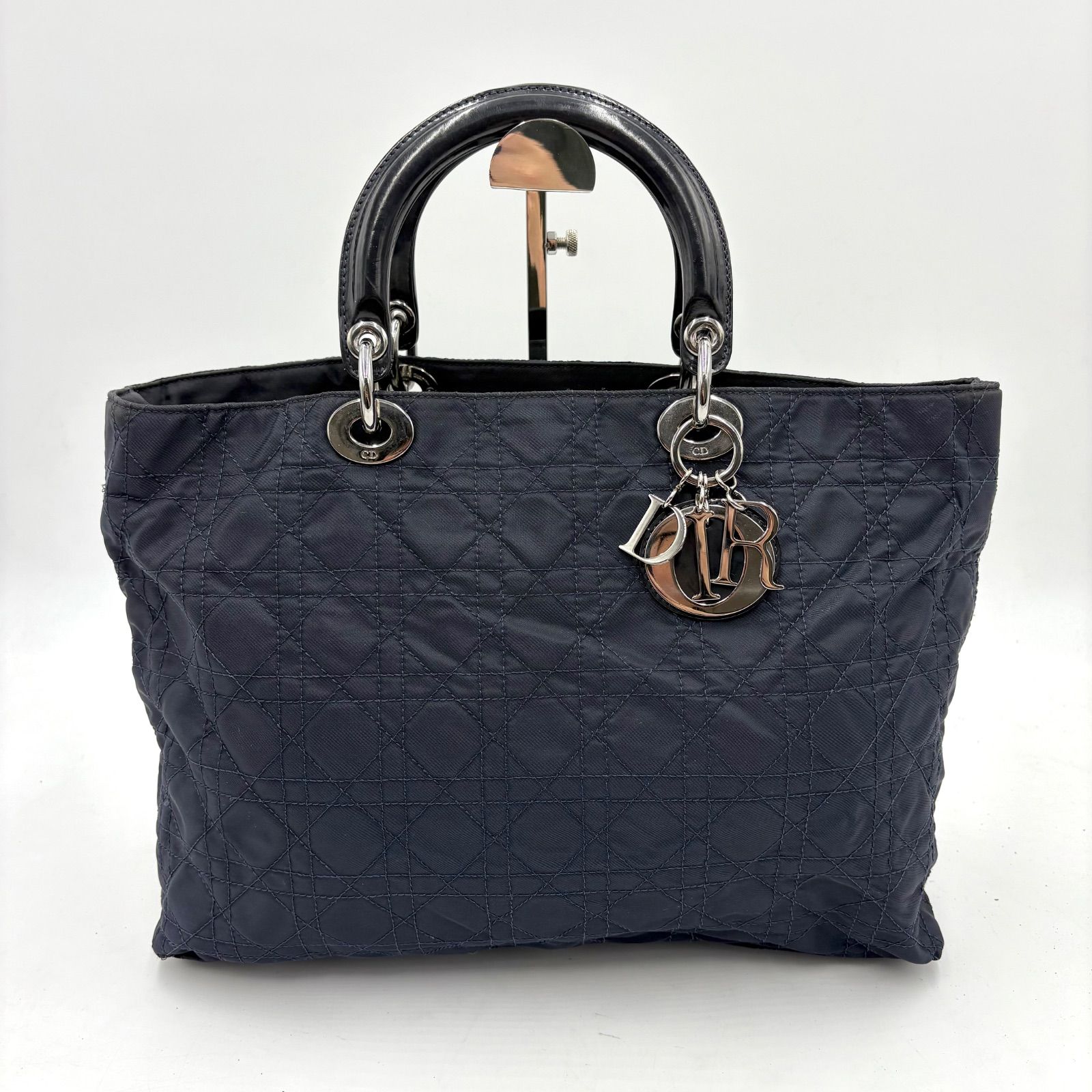 Christian Dior クリスチャンディオール カナージュ ナイロン トート 