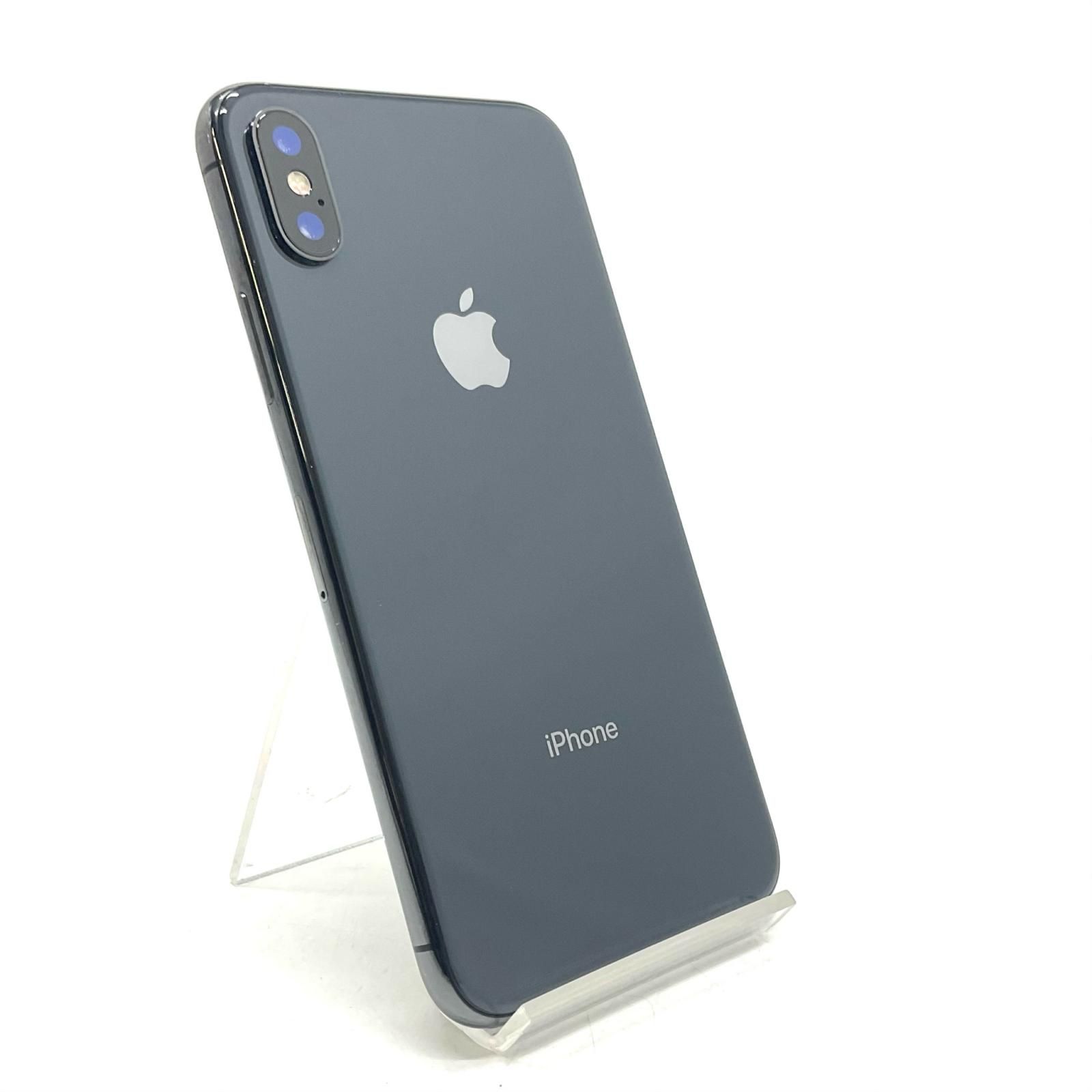 iPhone X 64GB スペースグレイ au 中古 動作確認済 - メルカリ