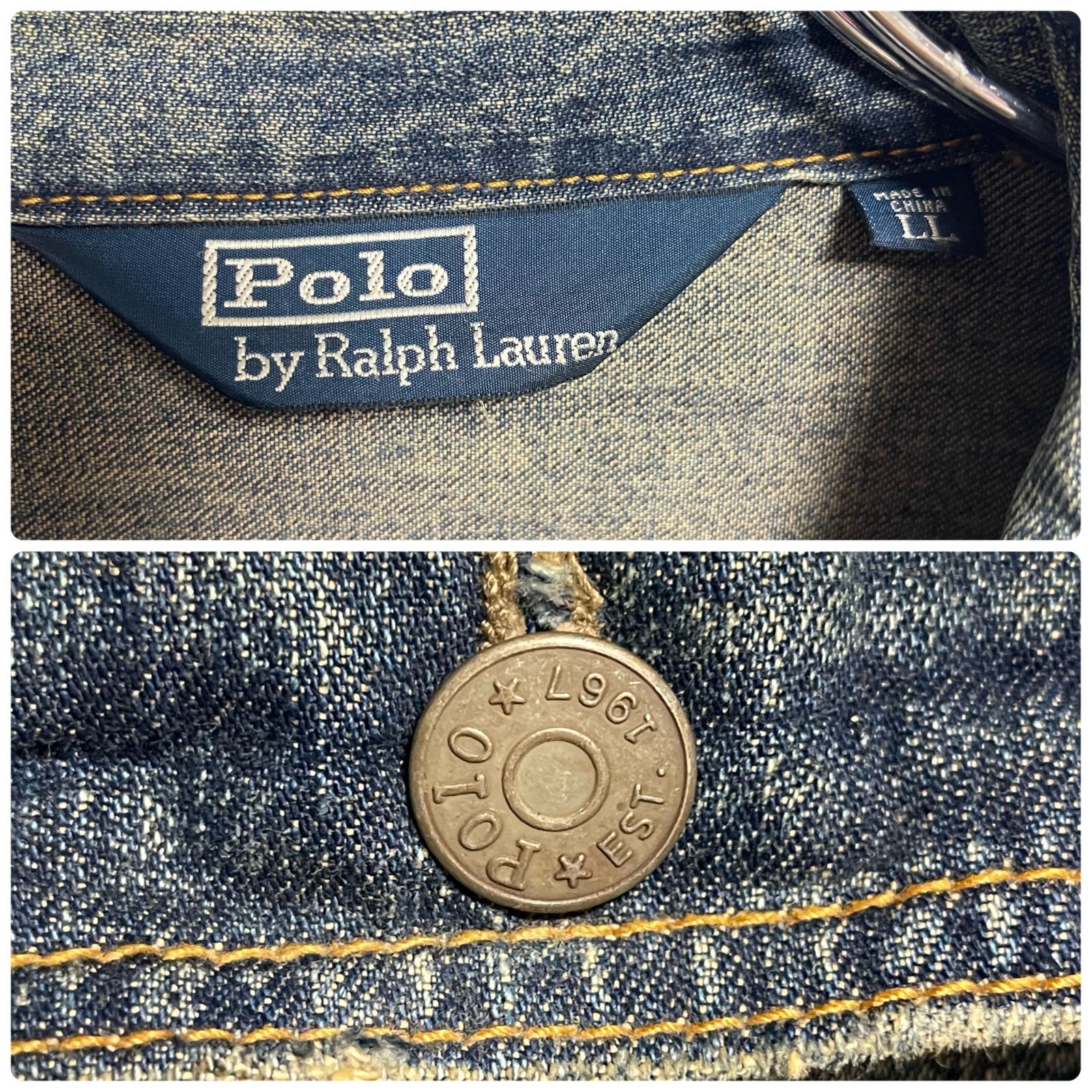 M2682/ Polo RALPH LAUREN ポロ ラルフローレン 2nd デニムジャケット 