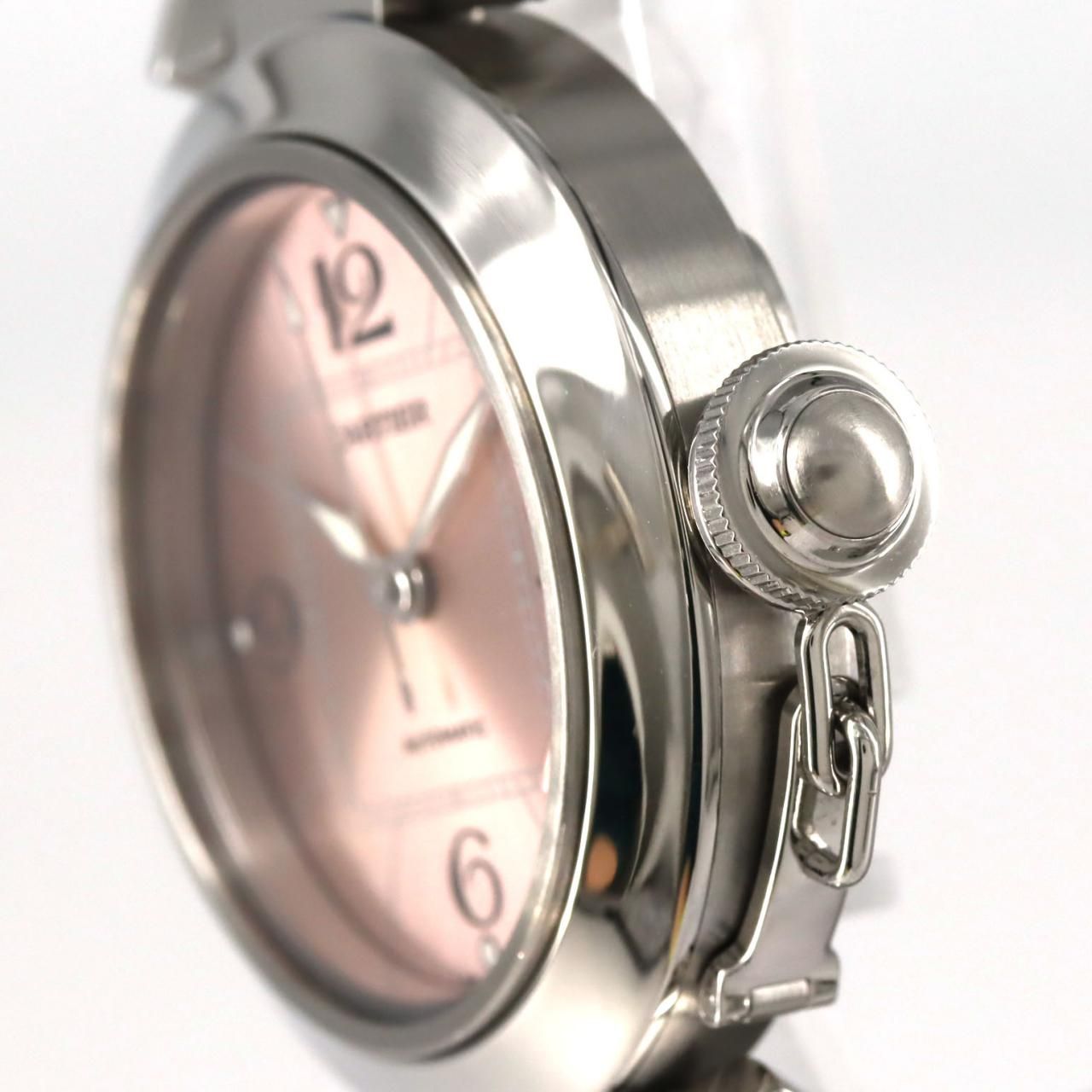  カルティエ パシャC W31075M7 SS 自動巻 クルーネック 自動巻き時計 腕時計(アナログ)