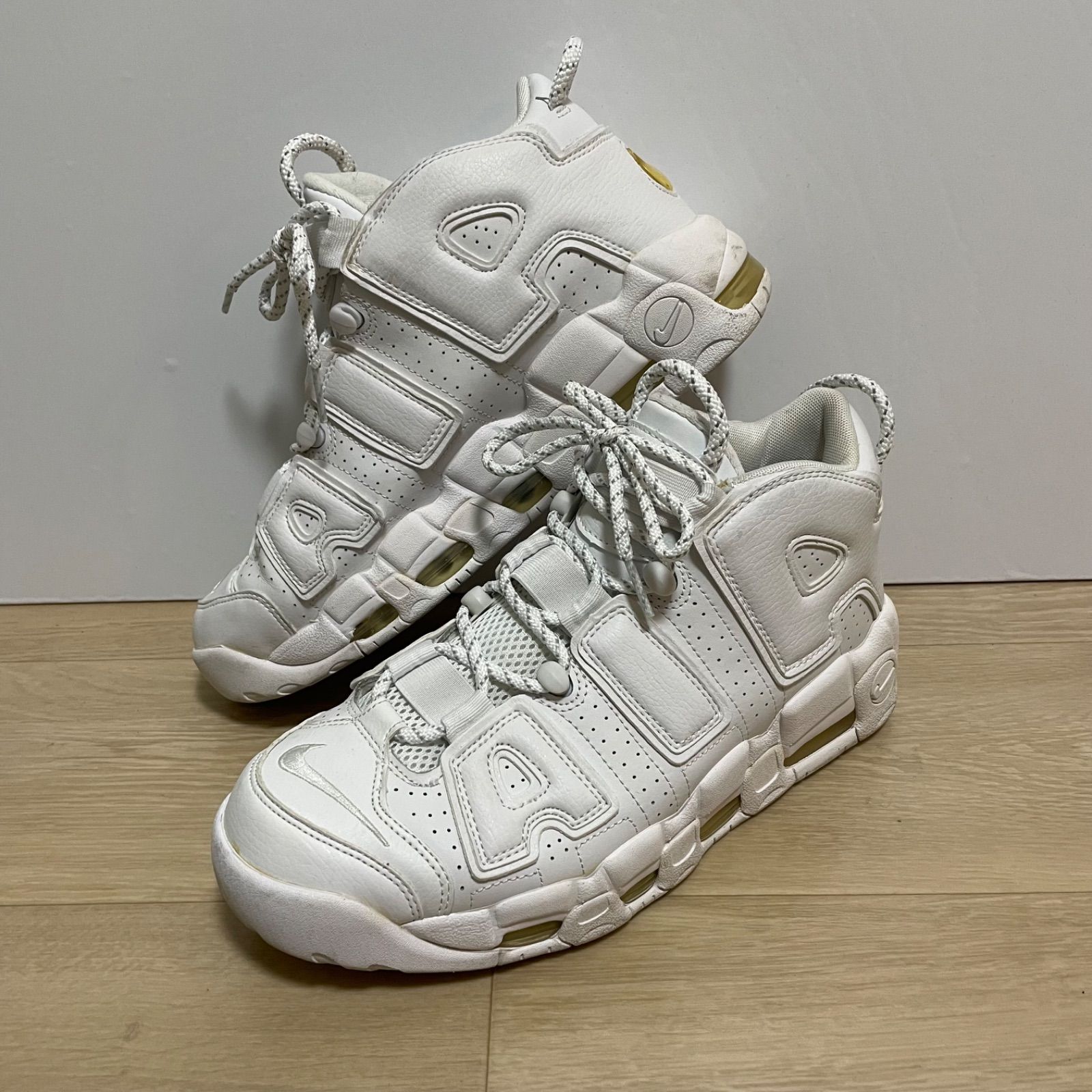 NIKE AIR MORE UPTEMPO 96 モアテン 白 27.5cm 921948-100 - メルカリ