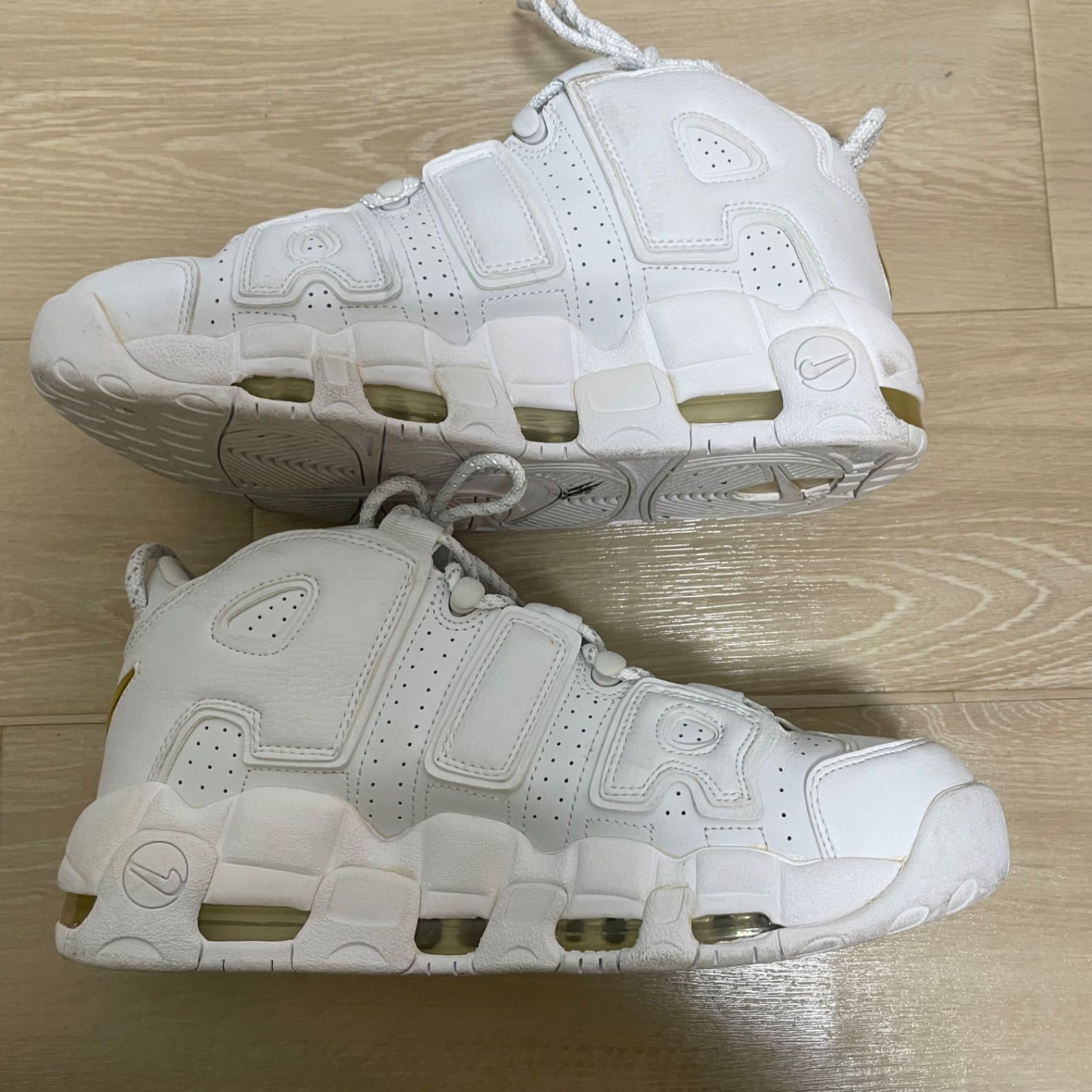 NIKE AIR MORE UPTEMPO 96 モアテン 白 27.5cm 921948-100 - メルカリ
