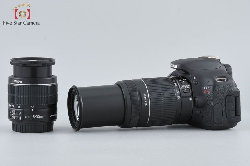 中古】Canon キヤノン EOS Kiss X5 ダブルズームレンズキット 