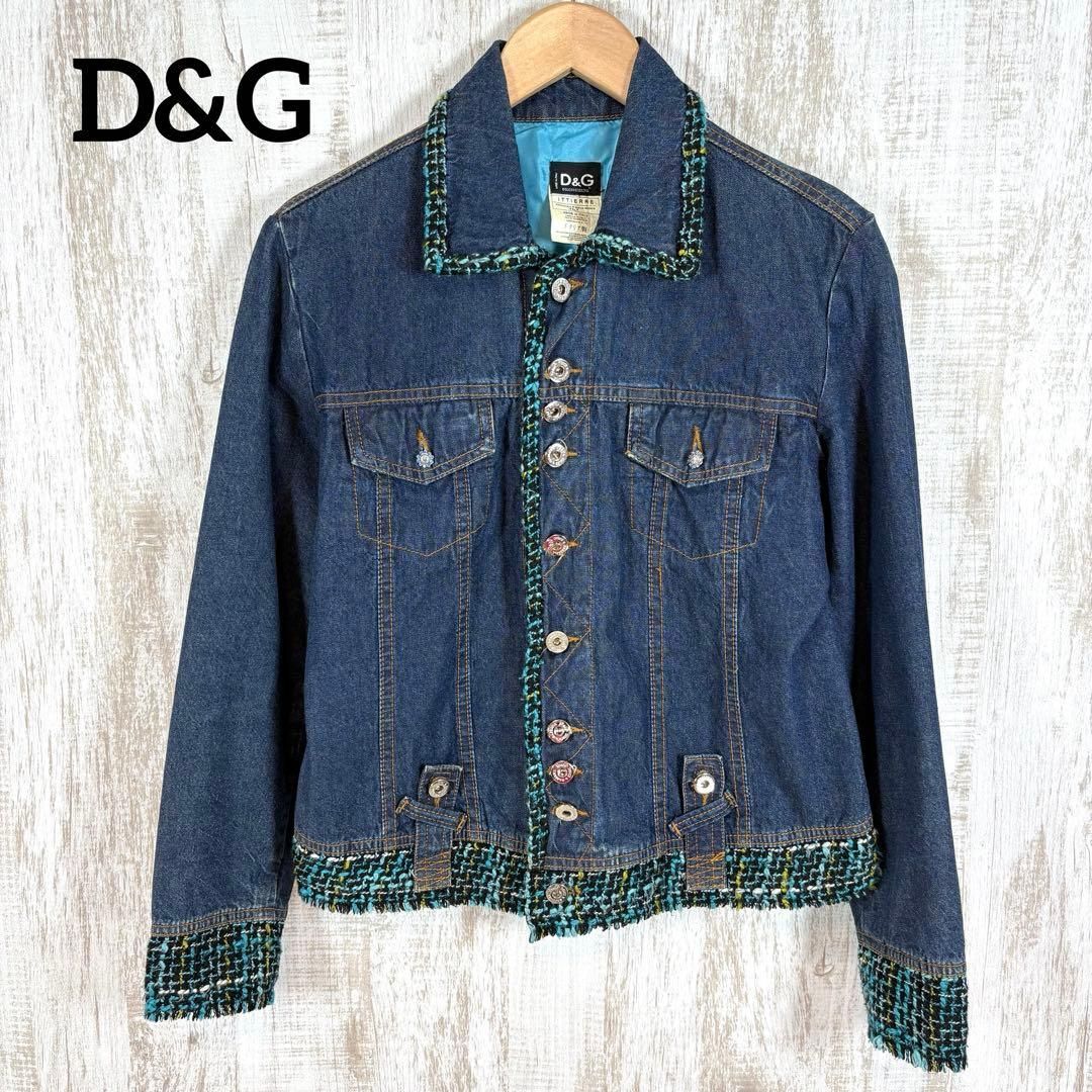 D&G Dolce＆Gabbana ドルチェアンドガッバーナ ツイード デニム