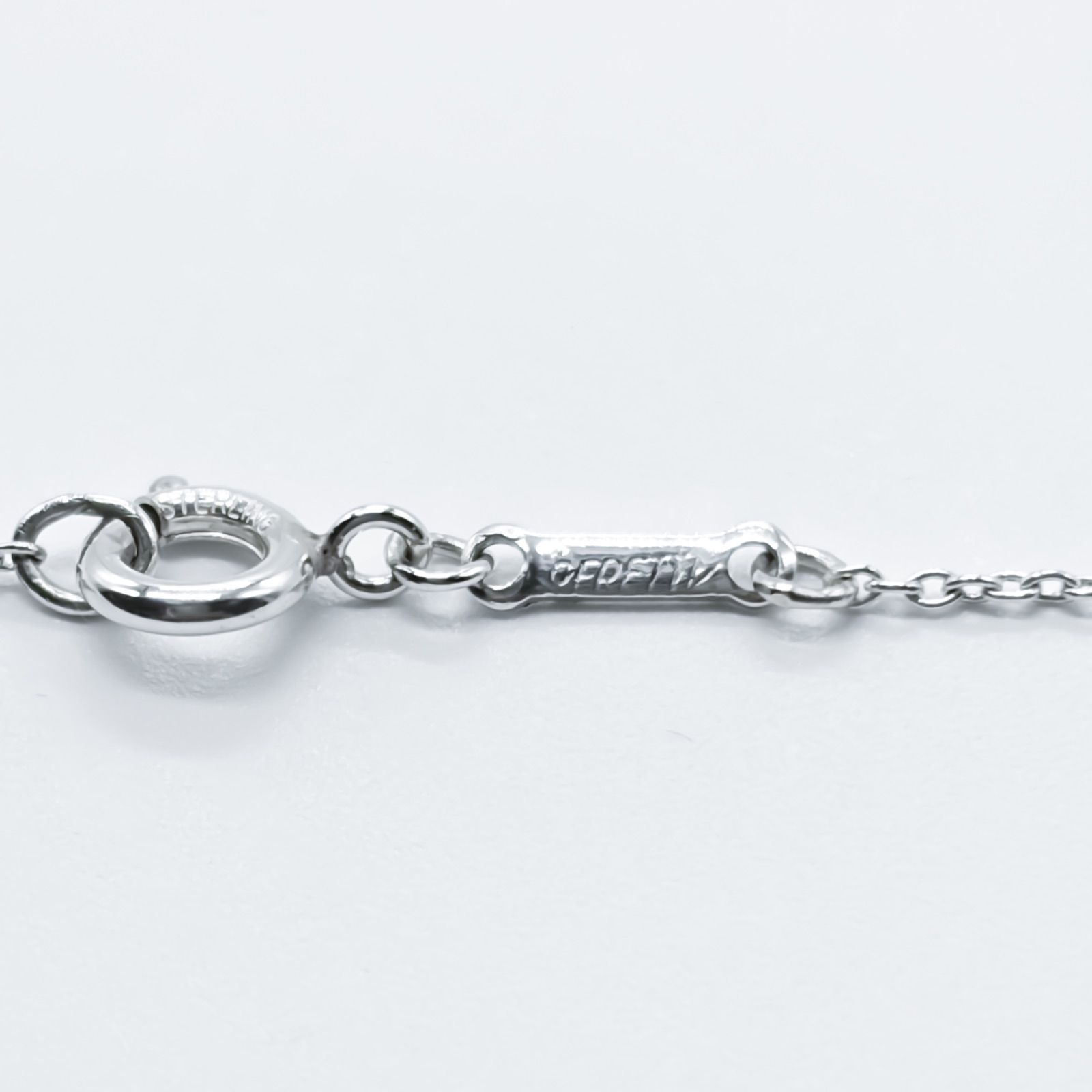 ティアドロップ　Tiffany & Co. シルバーネックレス A473 TIFFANY&Co. ティファニー ティアドロップ ネックレス シルバー