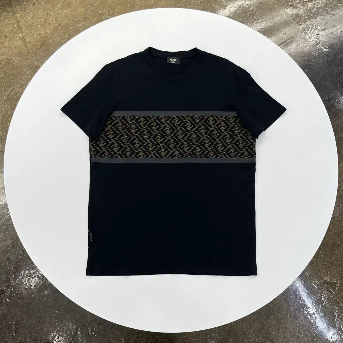 FENDI フェンディ FF ロゴ 半袖 L サイズ