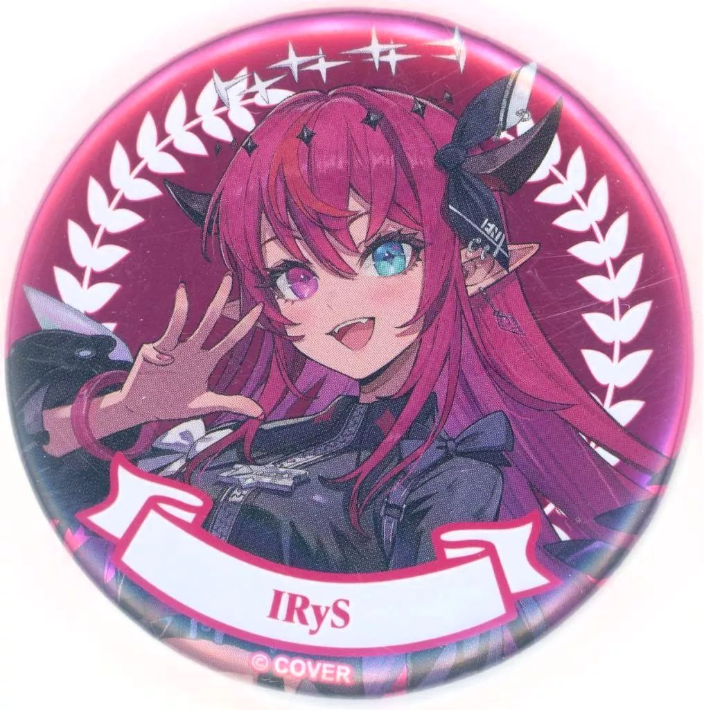 中古】バッジ・ピンズ IRyS 「バーチャルYouTuber ホロライブEnglish 