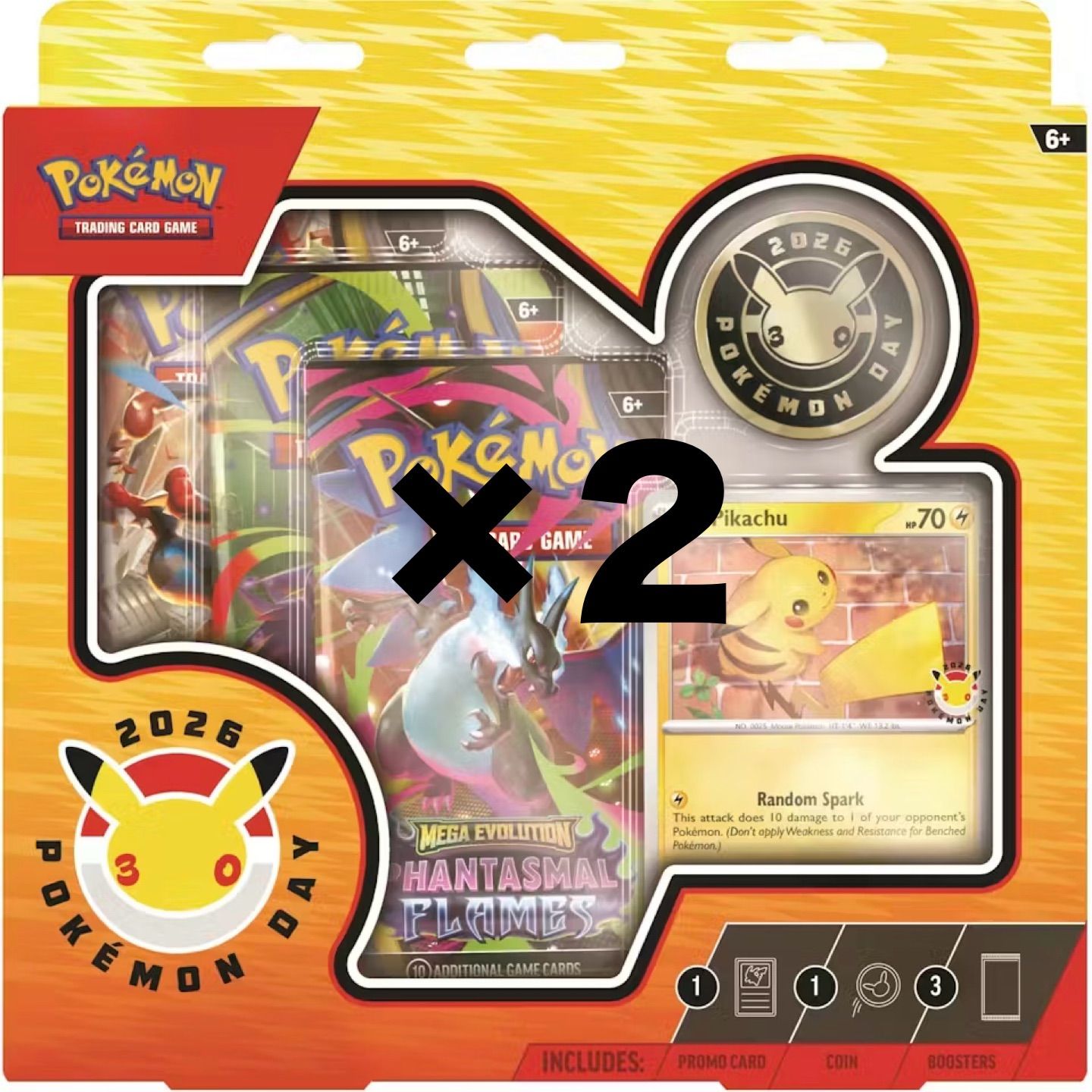 ポケモンデー ピカチュウ 未開封 30th Pokemon day 2026 即納】 ×2 新品未開封 ポケモンカード Pokémon Day 2026 Collection