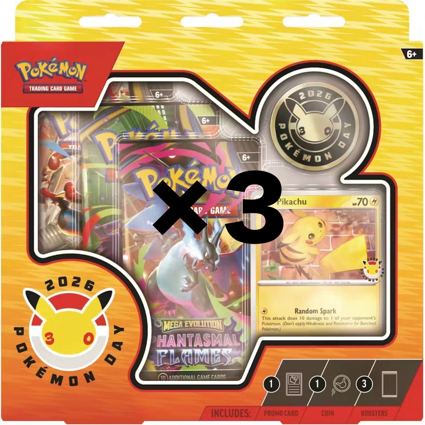 即納】 3箱セット 新品未開封 ポケモンカード Pokémon Day 2026