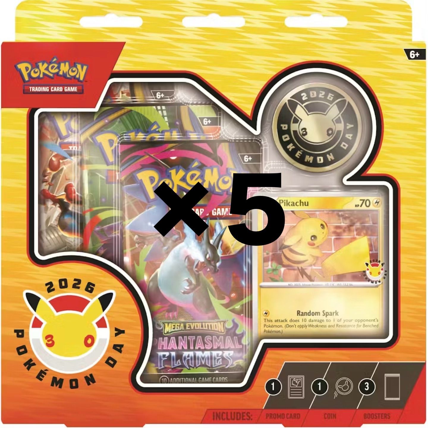 即納】 5箱まとめ販売 新品未開封 ポケモンカード Pokémon Day 2026 