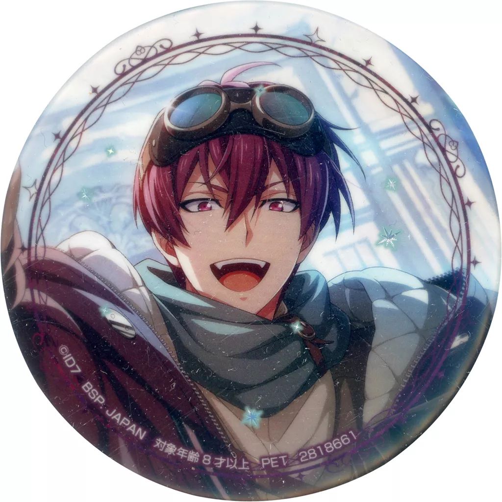 狗丸トウマ 缶バッジ ブラホワ 中古】バッジ・ピンズ 狗丸トウマ ホログラム缶バッジ～Anniversary