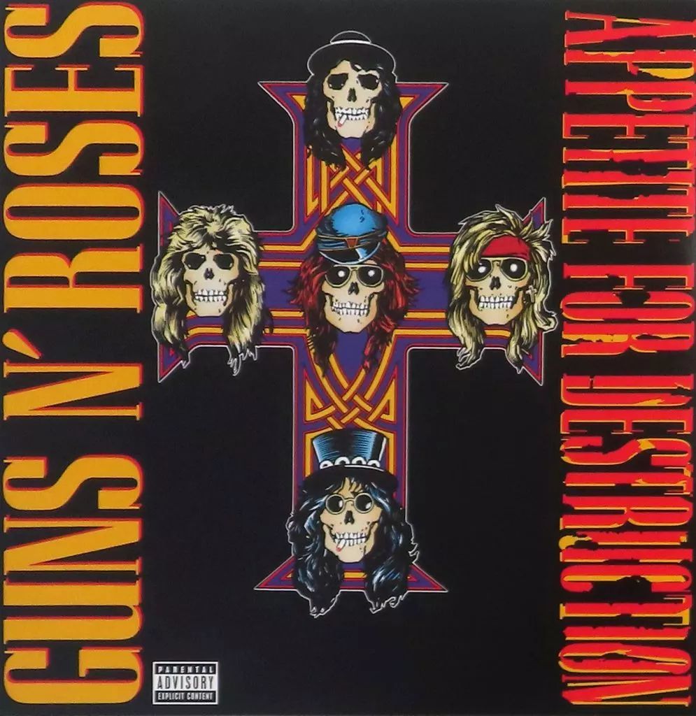 【希少】日本盤 Guns N' Roses Appetite アナログ レコード LPレコード Guns N'Roses / Appetite For Destruction[輸入盤]