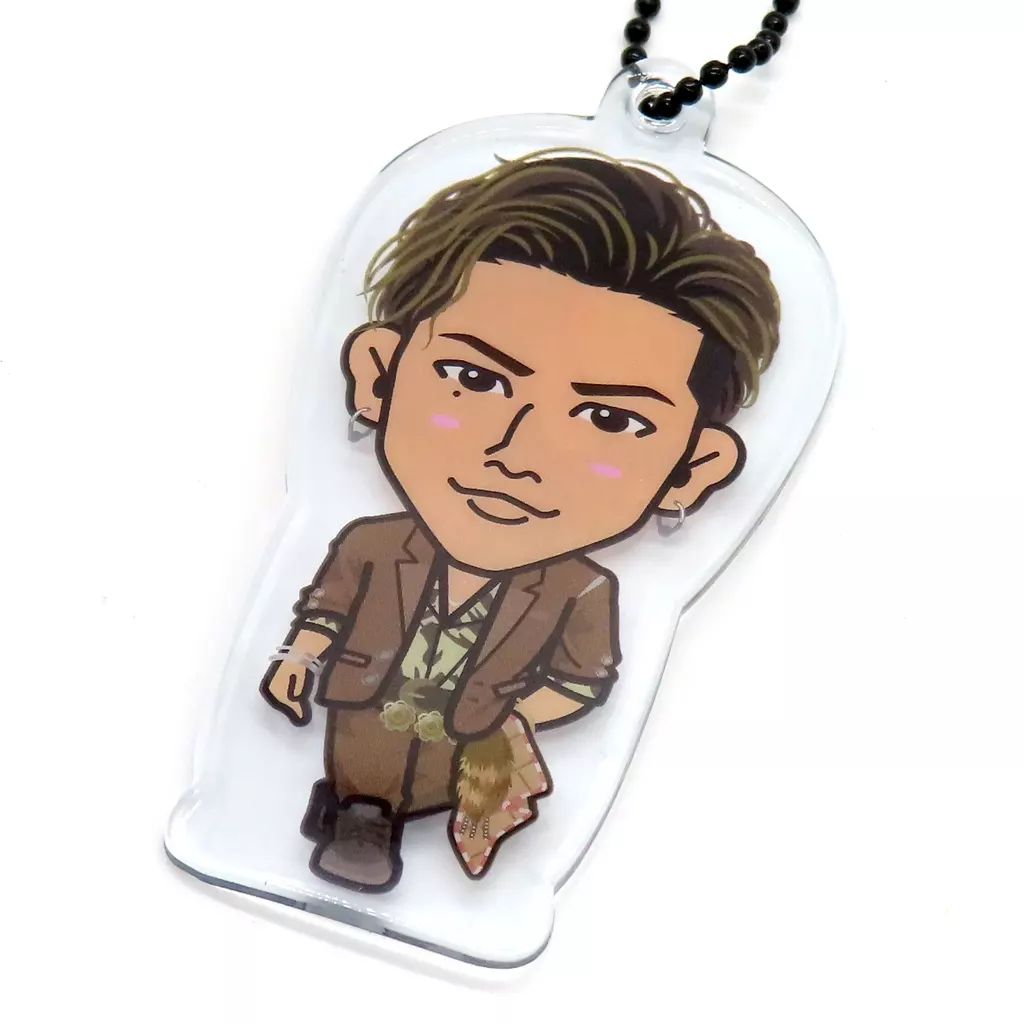 中古】キーホルダー 登坂広臣(三代目 J SOUL BROTHERS) クリアチャーム
