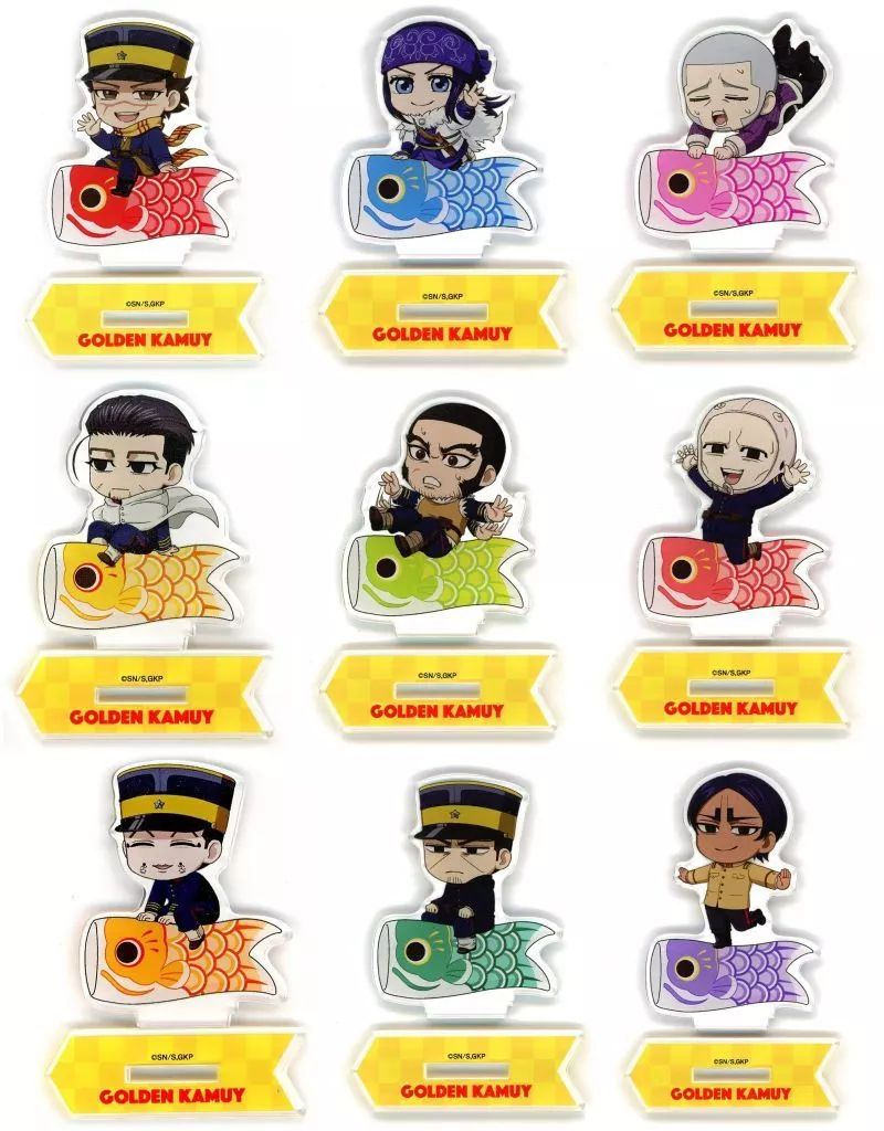 アクリルスタンド・アクリルパネル 全9種セット 「ゴールデンカムイ