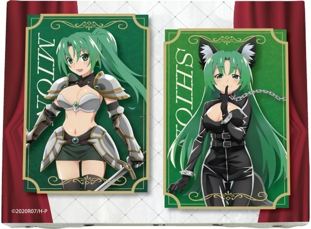 ひぐらし キャンバス キャラファイン 魅音 中古】キャンバスボード・キャンバスアート 06.園崎魅音＆園崎詩音