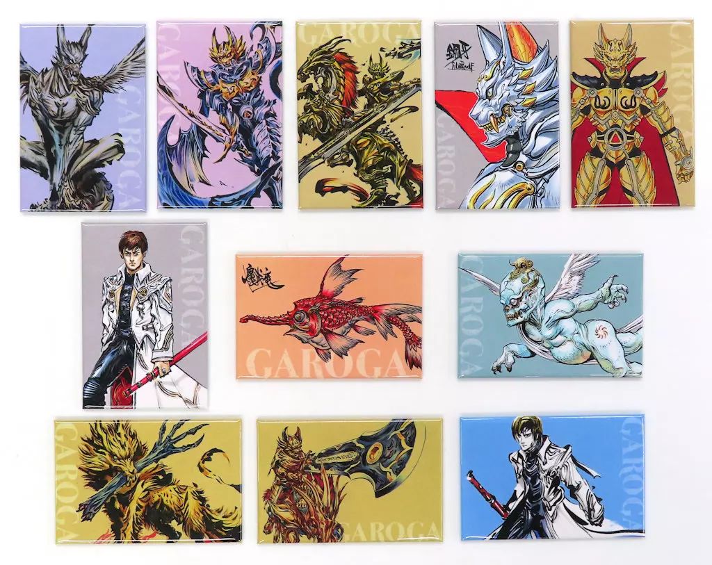 【中古】マグネット・磁石 全11種セット 「牙狼画展 トレーディング缶マグネット」
