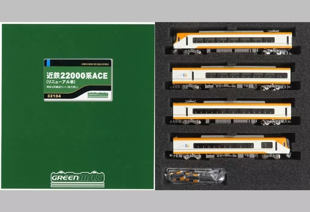 新品】鉄道模型 1/150 近鉄22000系ACE(リニューアル車) 増結4両編成