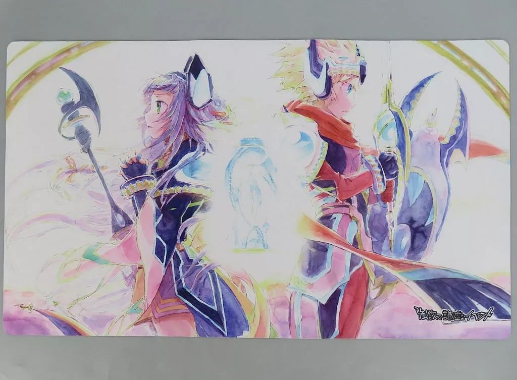 静*流様 強謙イベント　イヴリース　プレイマット 未開封 中古】サプライ 【遊戯王】プレイマット アウラムとイヴの星杯(みず