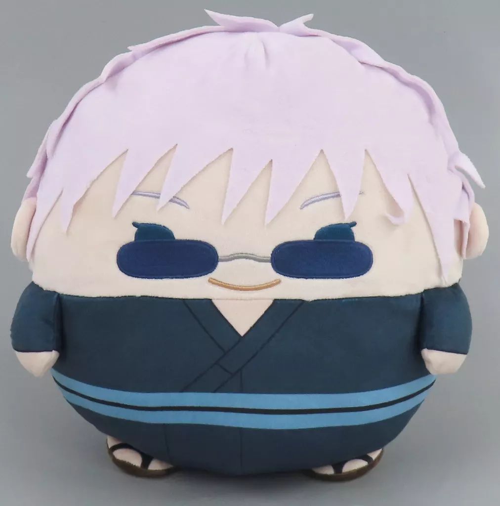 中古】ぬいぐるみ 五条悟 ふわコロりんBIG(ぬいぐるみ) 「くじメイト