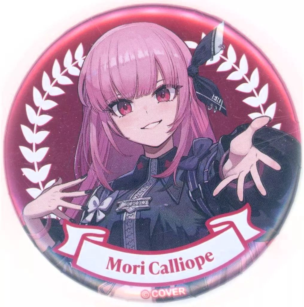 中古】バッジ・ピンズ 森カリオペ 「バーチャルYouTuber ホロライブ 