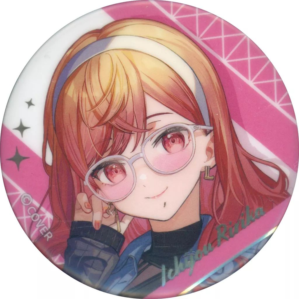 中古】バッジ・ピンズ 一条莉々華(箔押し仕様) 「バーチャルYouTuber