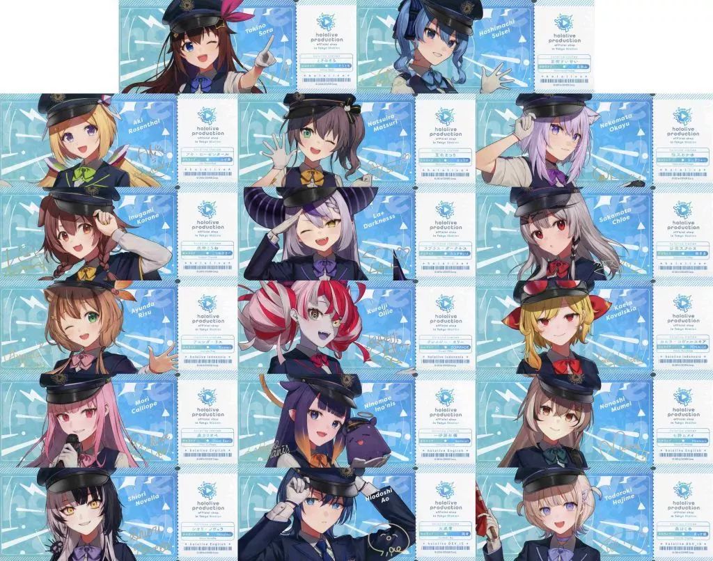 キャラカード 全17種セット 「バーチャルYoutuber ホロライブ hololive