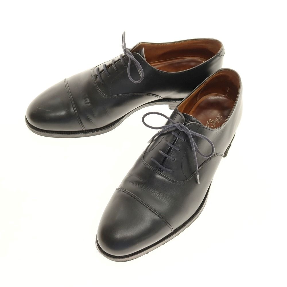 【中古】ロイドフットウェア Lloyd Footwear CROCKET＆JONES製 ストレートチップ ドレスシューズ ブラック【サイズ6 1/2E】【メンズ】