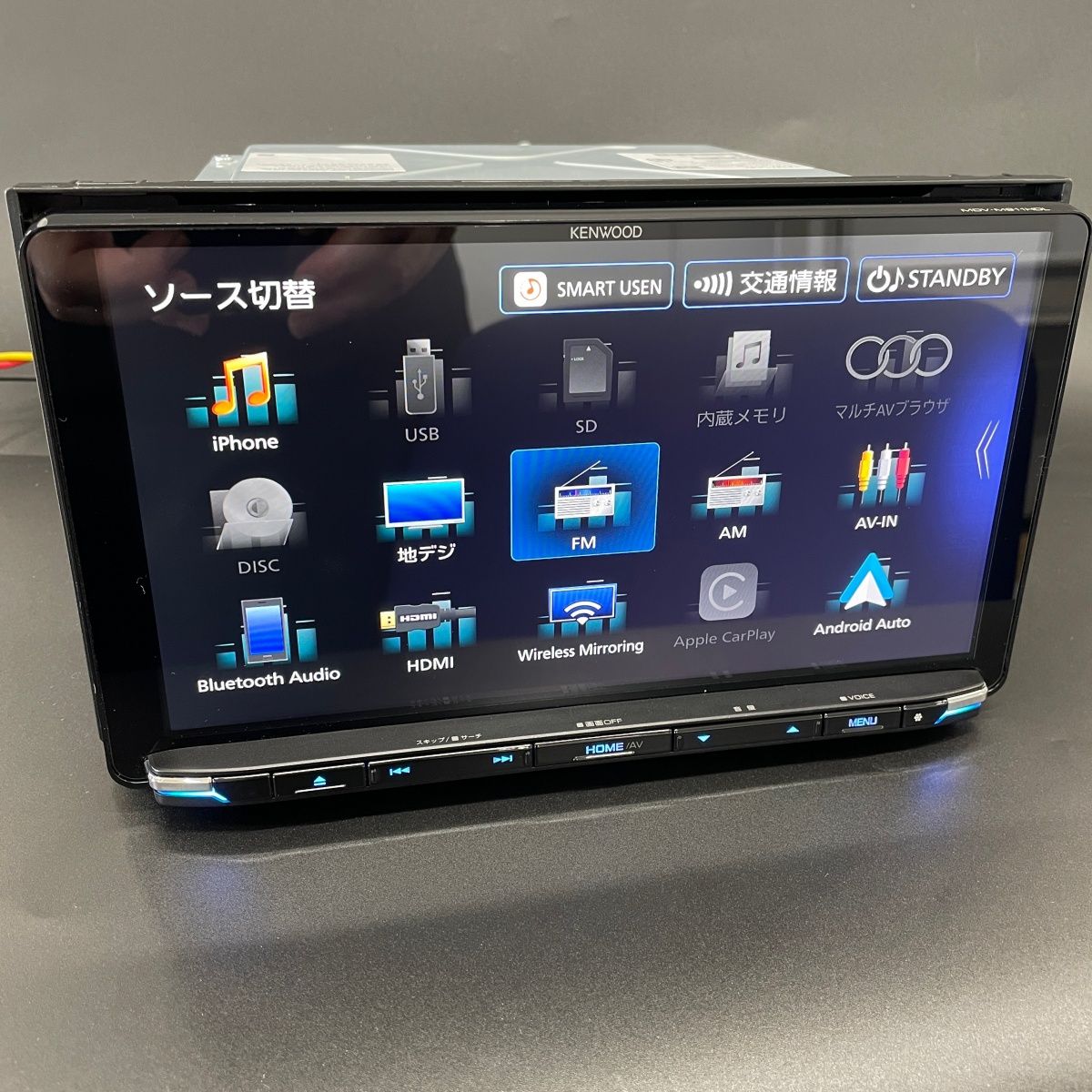 MDV-M911HDL ケンウッド 彩速ナビ 9インチ HD フルセグ Bluetooth DVD 
