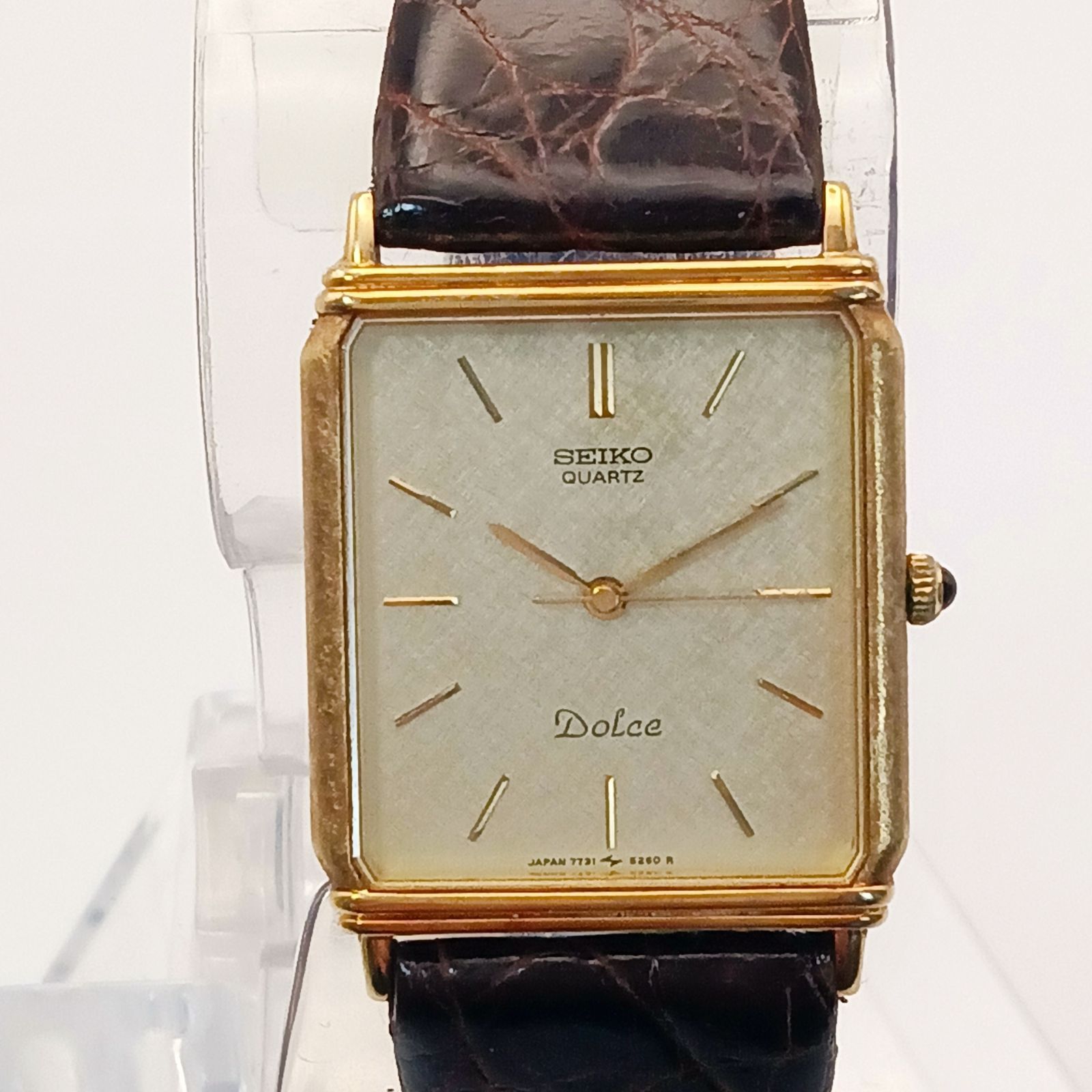 seiko quartz dolce 価格の通販 □稼働品□SEIKO DOLCEセイコー