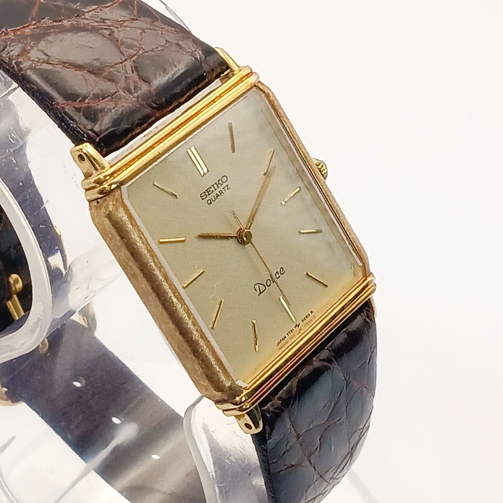 稼働 良品】0331-1 SEIKO DOLCE セイコー ドルチェ 7731-5230 メンズ 