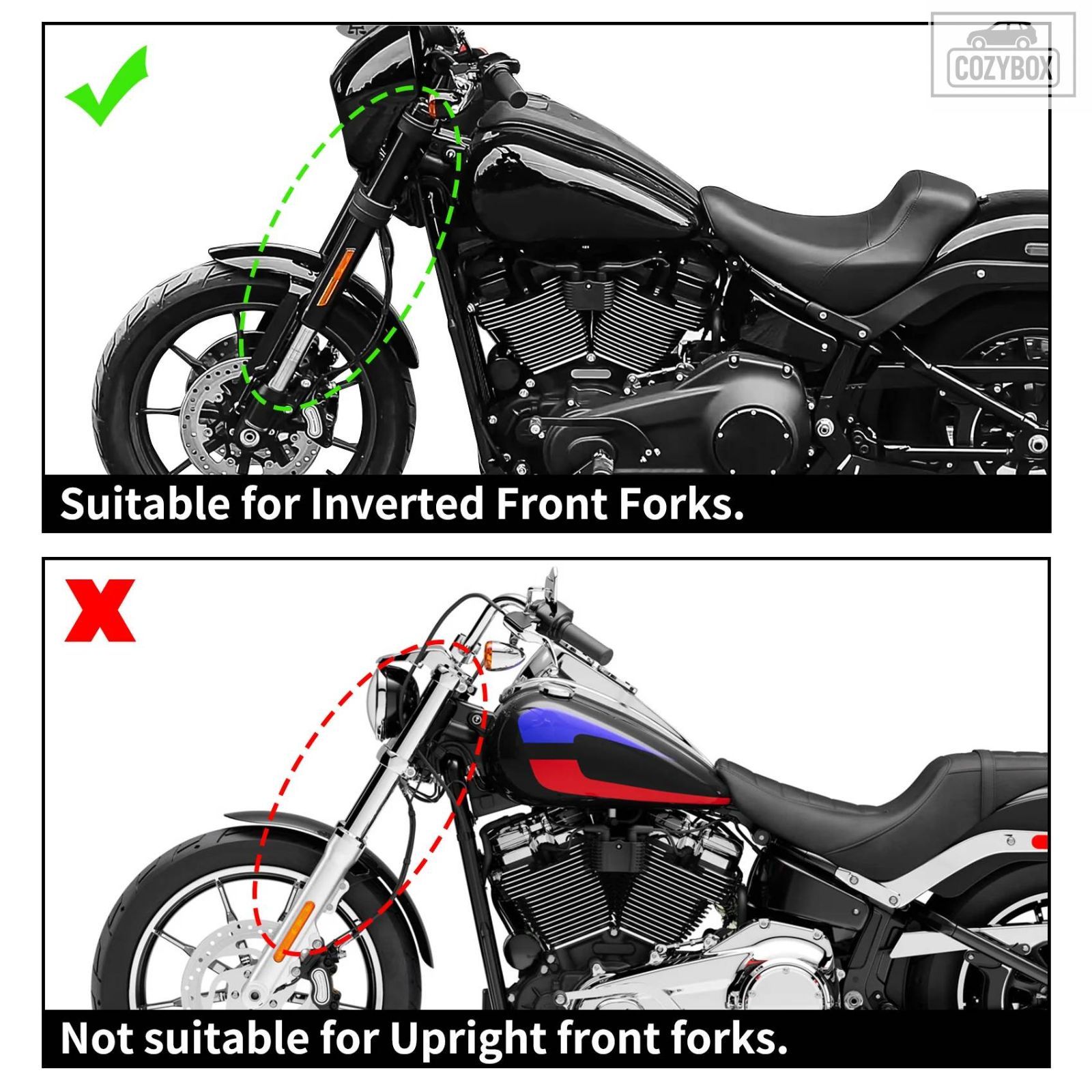 バイク ハーレー ローライダー S FXLRS 2020-2025 2024 用クォーター
