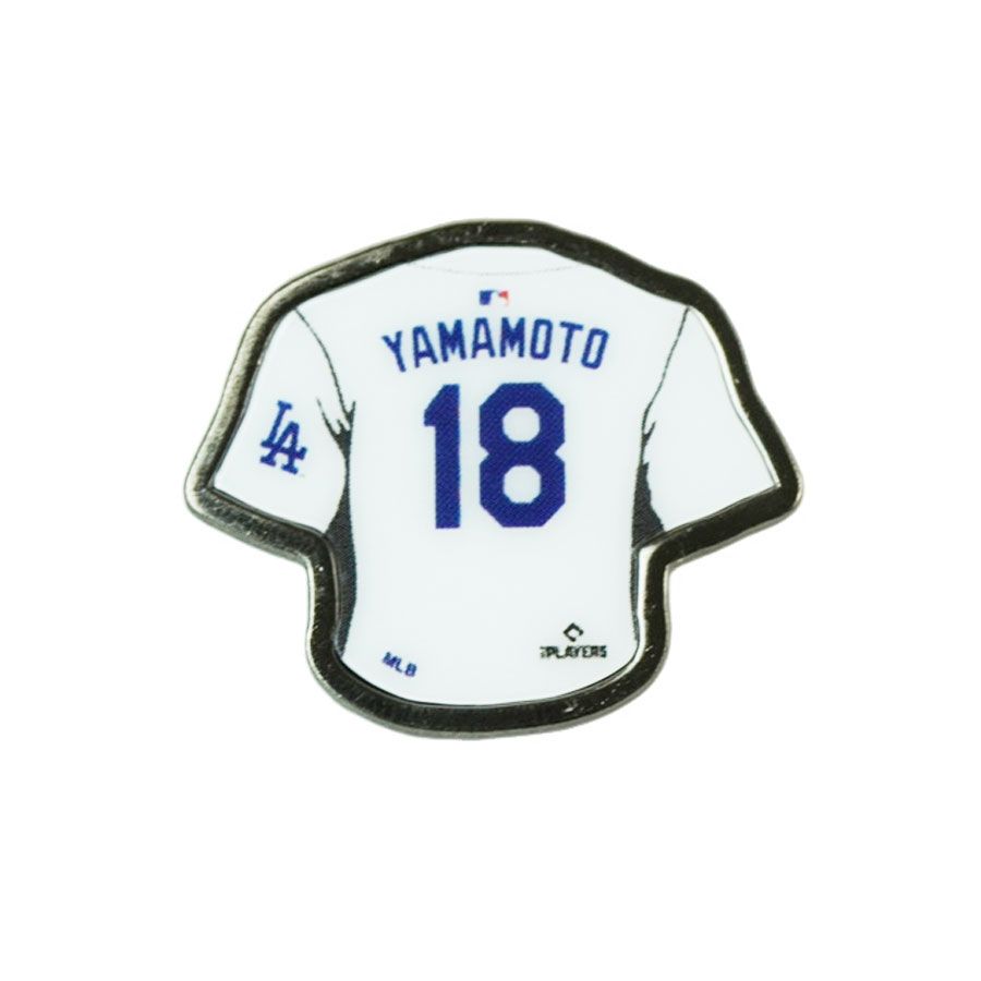 ロサンゼルス ドジャース公式グッズ山本由伸 #18 ピンバッチWINCRAFT
