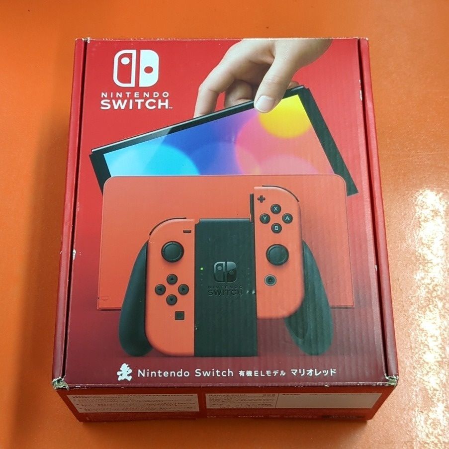 □Nintendo Switch本体 有機ELモデル マリオレッド HEG-001 