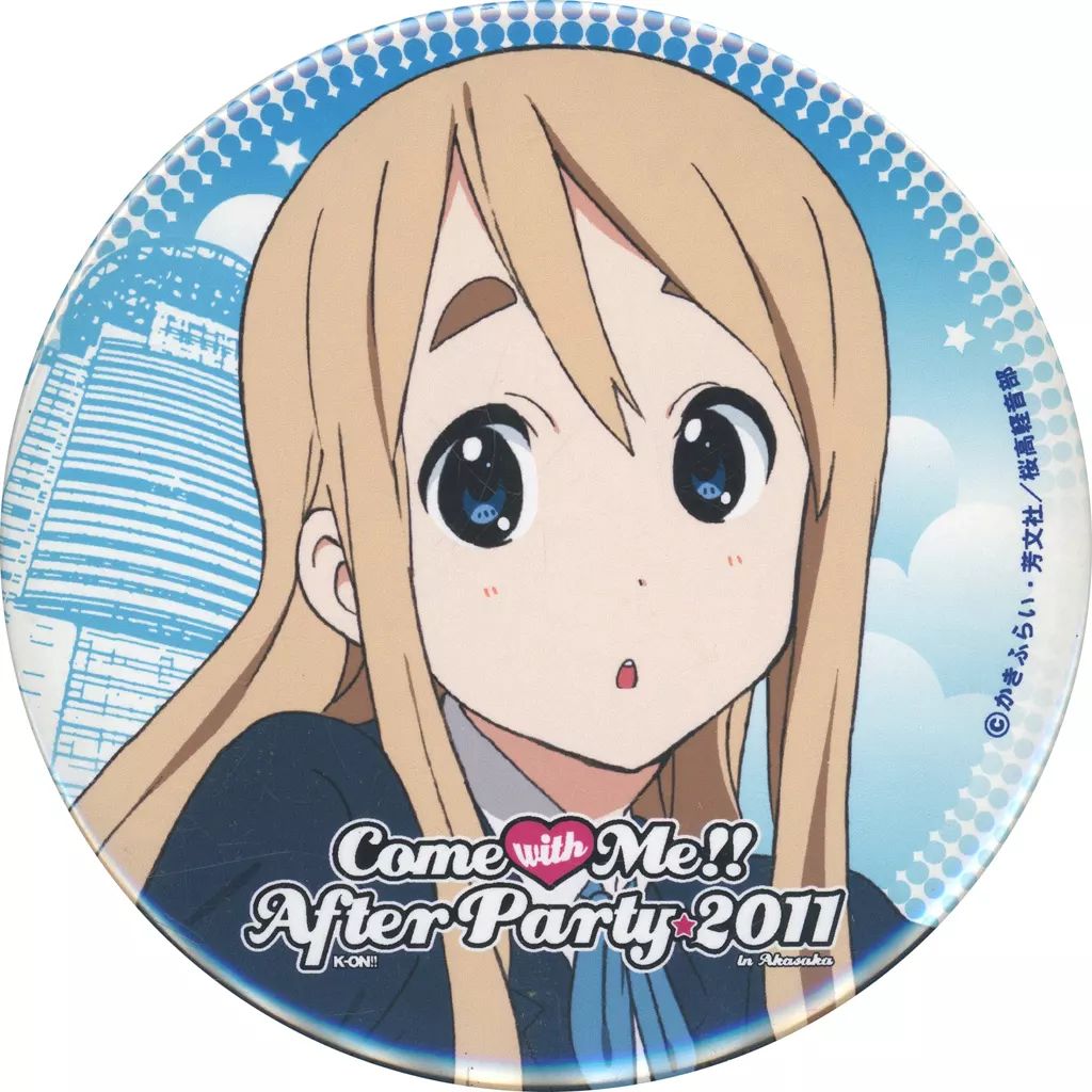 中古】バッジ・ビンズ 琴吹紬 缶バッジ 「けいおん!!」 Come with Me
