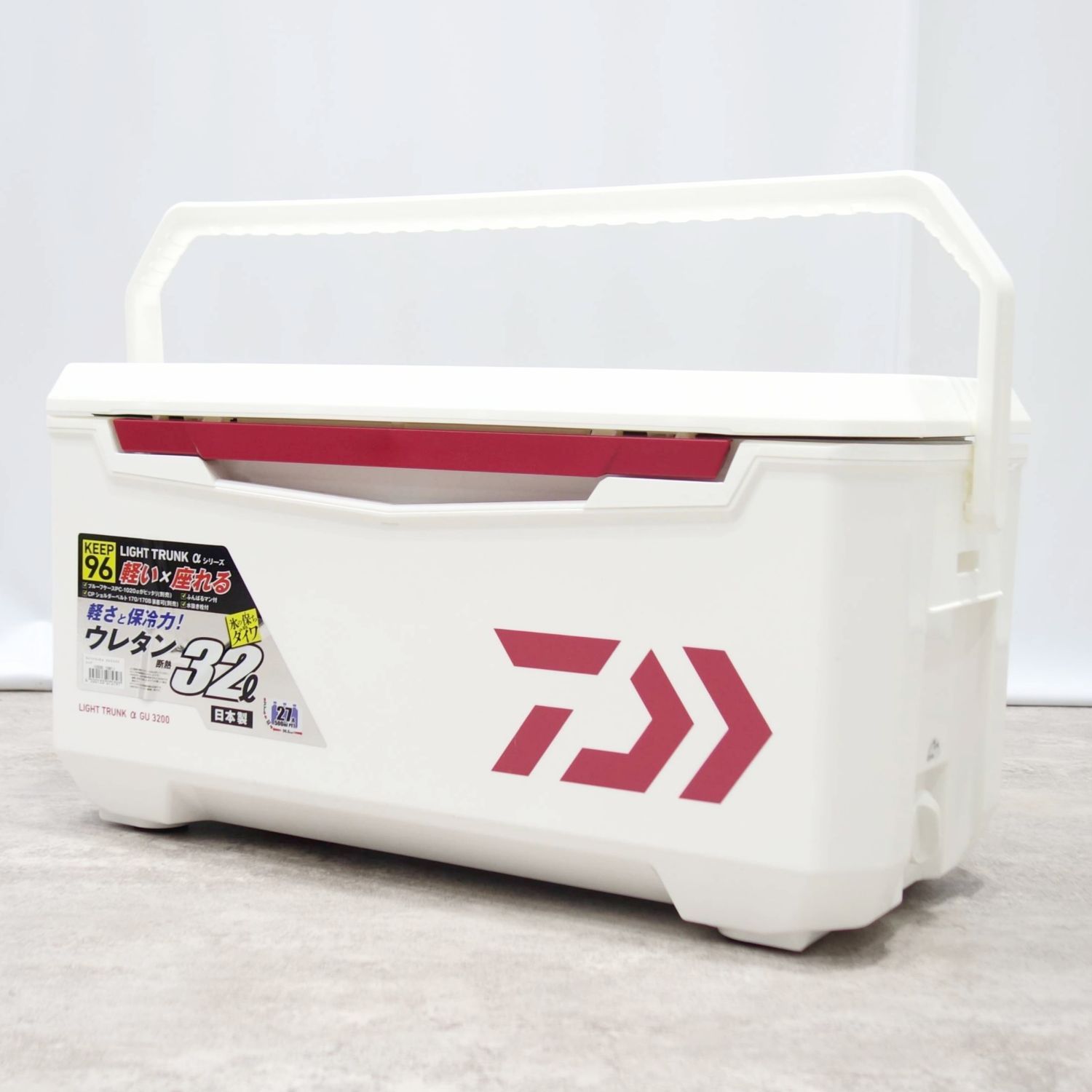 美品 ダイワ Daiwa ライトトランクα 3200 クーラーボックス 32L