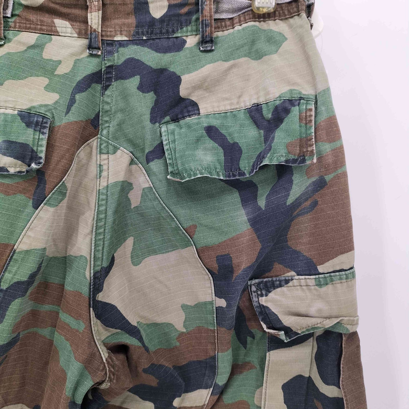 ユーエスアーミー U.S. ARMY 80S ウッドランドカモ BDU カーゴ パンツ