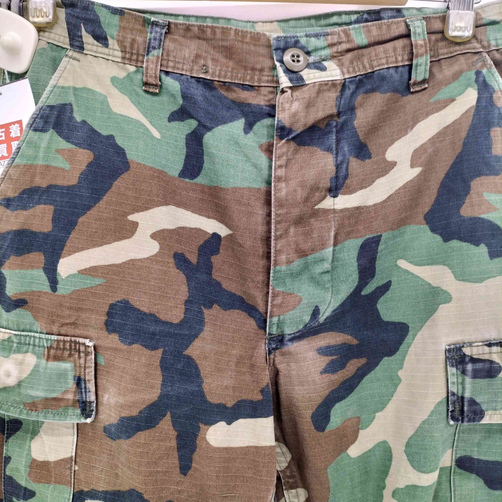 ユーエスアーミー U.S. ARMY 80S ウッドランドカモ BDU カーゴ パンツ 