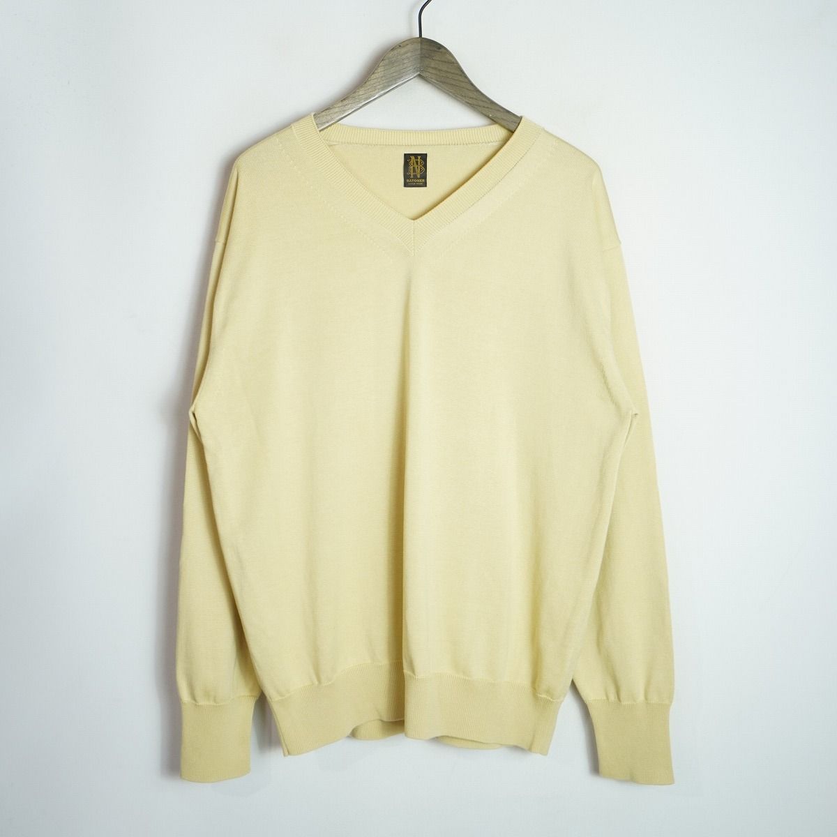 BATONER Caribbean Sea Cotton Vネック 新品 26SS BATONER バトナー Caribbean Seaisland Cotton カリビアン