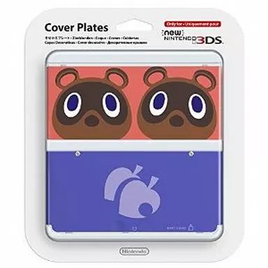 【中古】ニンテンドー3DSハード きせかえプレート NO.014 どうぶつの森・まめきちつぶきち(New3DS用)