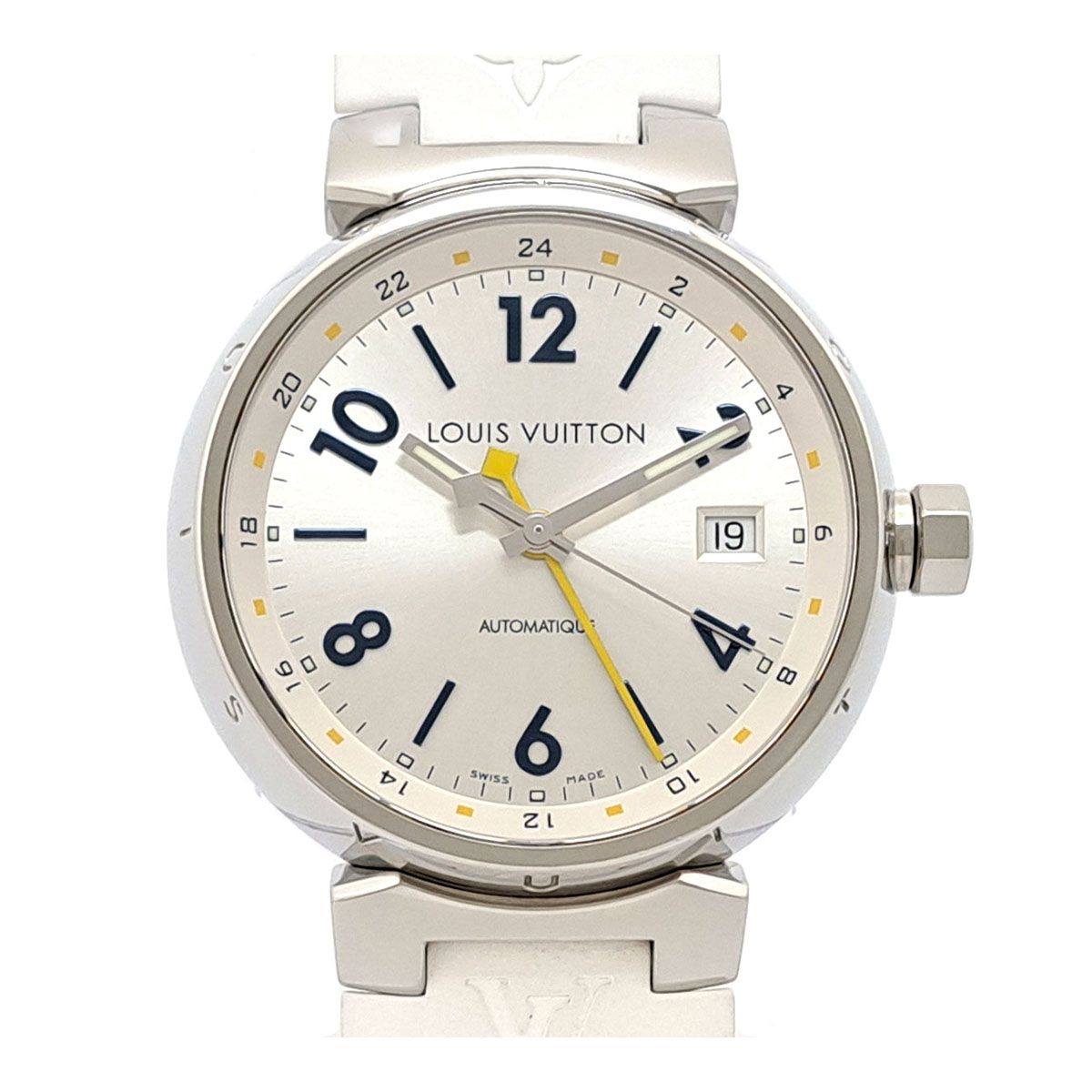 ルイヴィトン タンブール GMT オートマティック Q113M0 自動巻き 