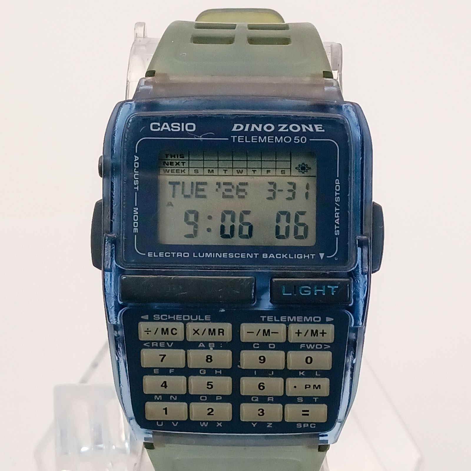 稼働 良品】0331-3 C ASIO DINO ZONE DBC-63 TELEMEMO50 カシオ データ