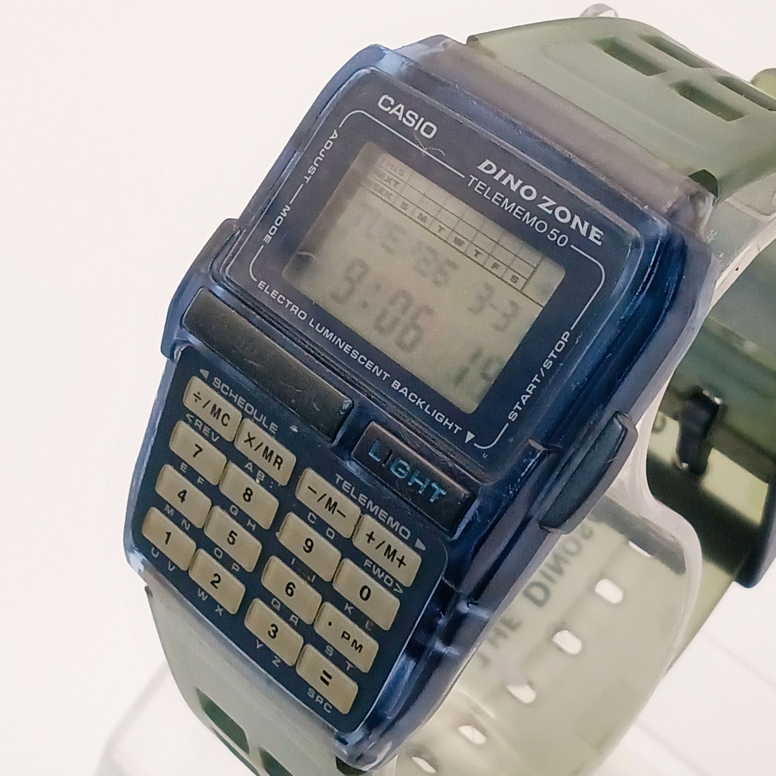 稼働 良品】0331-3 C ASIO DINO ZONE DBC-63 TELEMEMO50 カシオ データ 