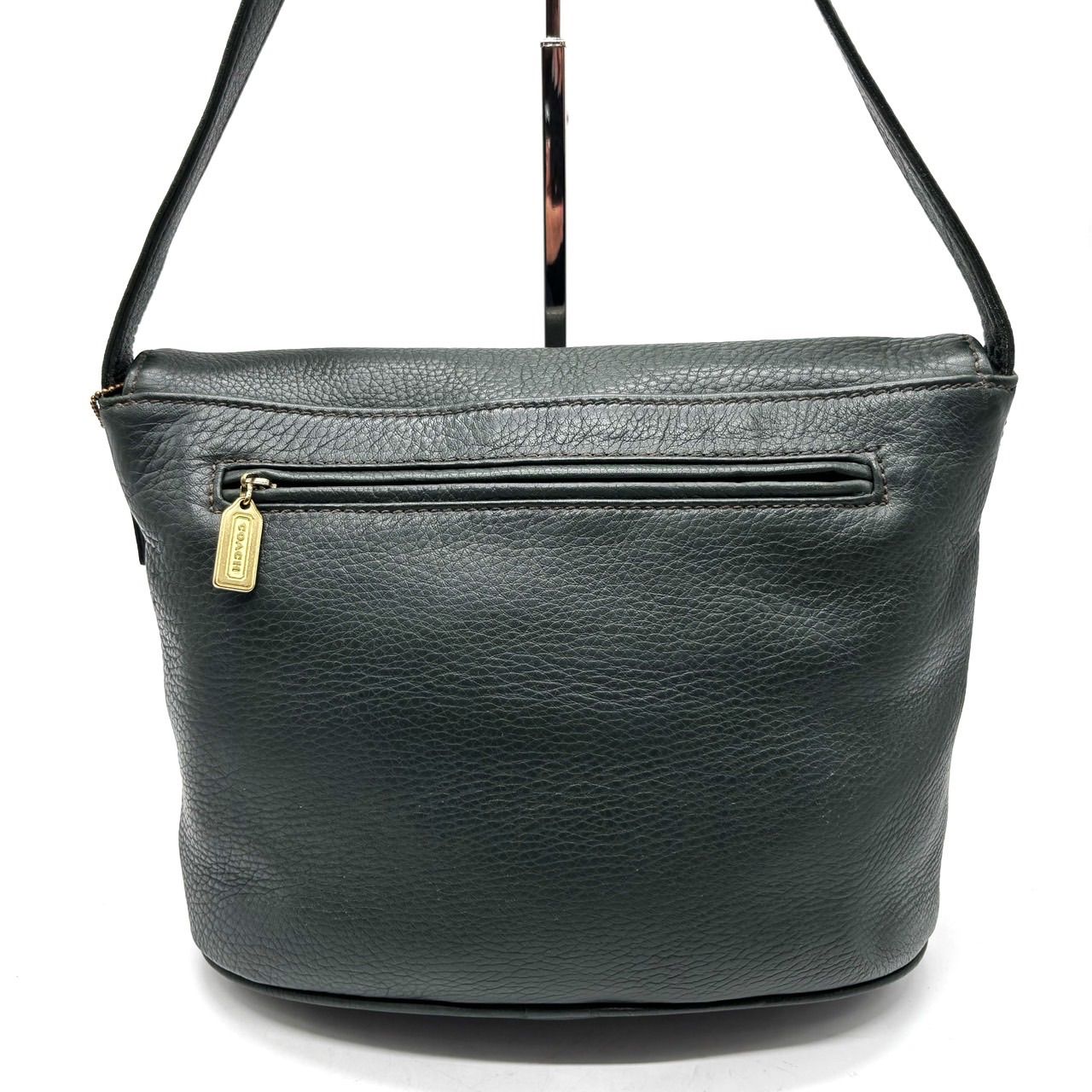 ✨美品✨COACH オールドコーチ ショルダーバッグ グリーン 斜めがけ 