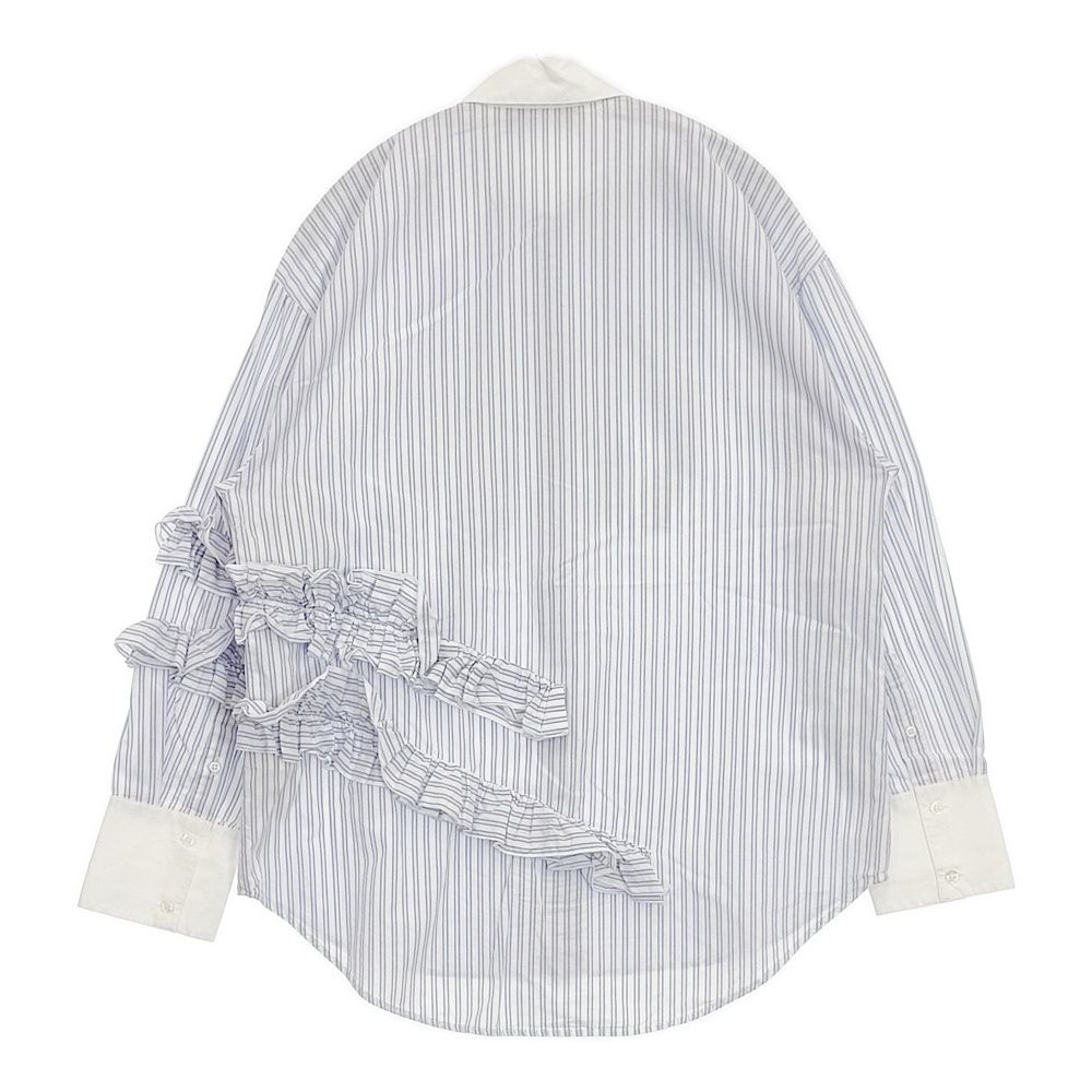 MSGM コットンフリルレギュラーカラーシャツ サイズ40 定価64900円 