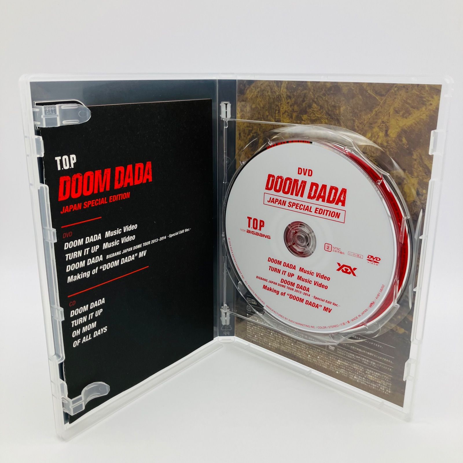 中古 DVD CD 洋楽 T.O.P （ FROM BIGBANG ) DOOM DADA JAPAN SPECIAL