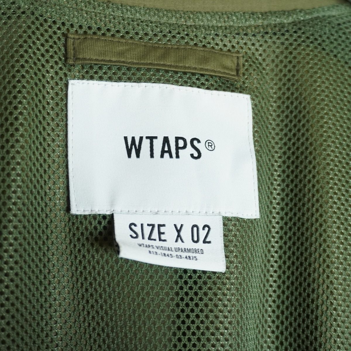 正規 美品 WTAPS ダブルタップス MOD JACKET POLY RIPSTOP 