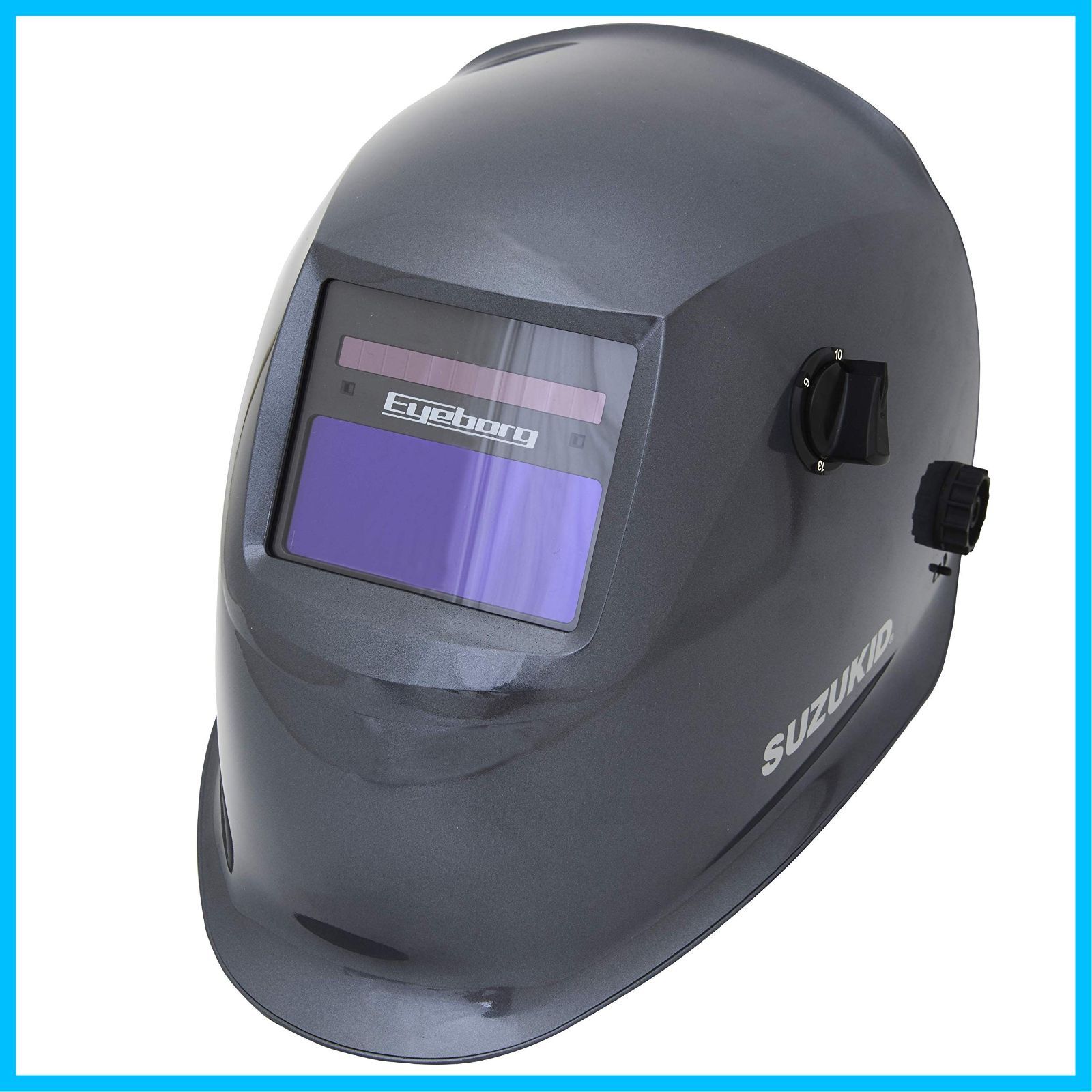 SUZUKID 液晶式自動遮光溶接面 アイボーグαII‐ブルーフィルタ‐ EB-200A2B