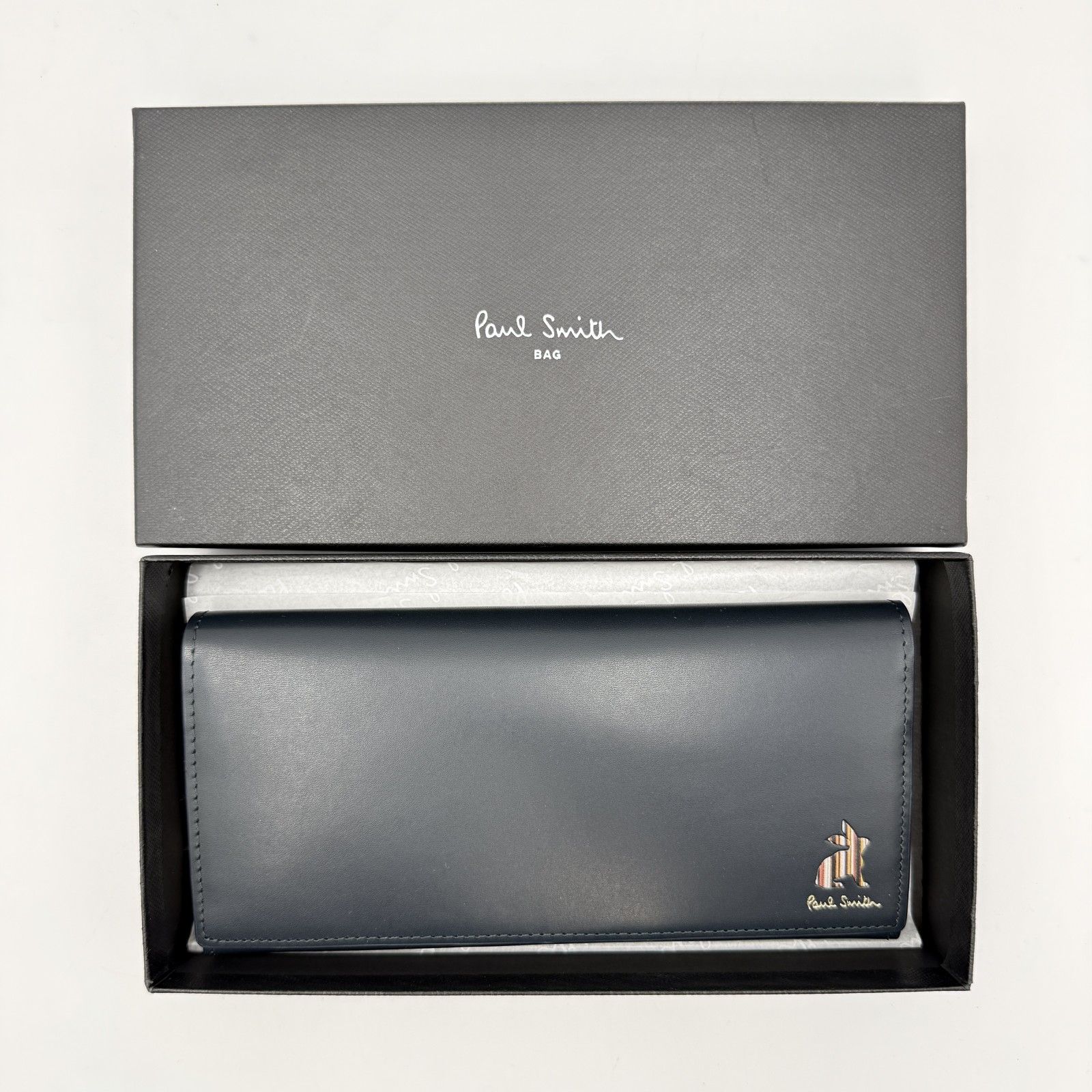 Paul Smith（ポールスミス）マーケトリーストライプラビット 長財布