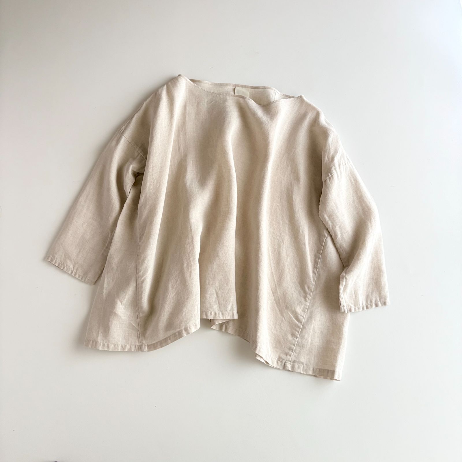 未使用品 Veritecoeur ヴェリテクール リネン ブラウス LTD-180<br 